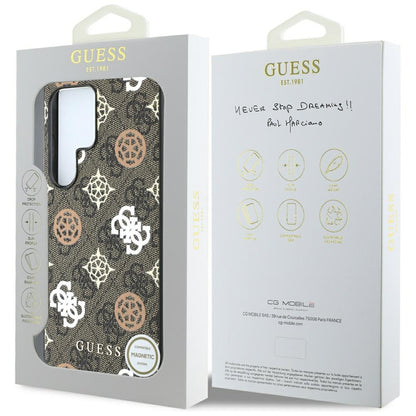 Tok Samsung Galaxy S25 Ultra S938-hoz, Guess, 4G Peony, Barna