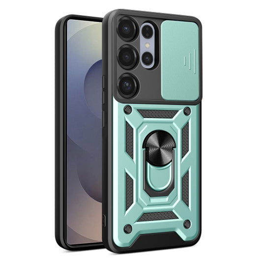 Tok Samsung Galaxy S25 Ultra S938-hoz, Techsuit, CamShield, Zöld