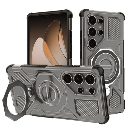 Tok Samsung Galaxy S25 Ultra S938-hoz, Techsuit, Carbon Shield Pro, Füstszínű