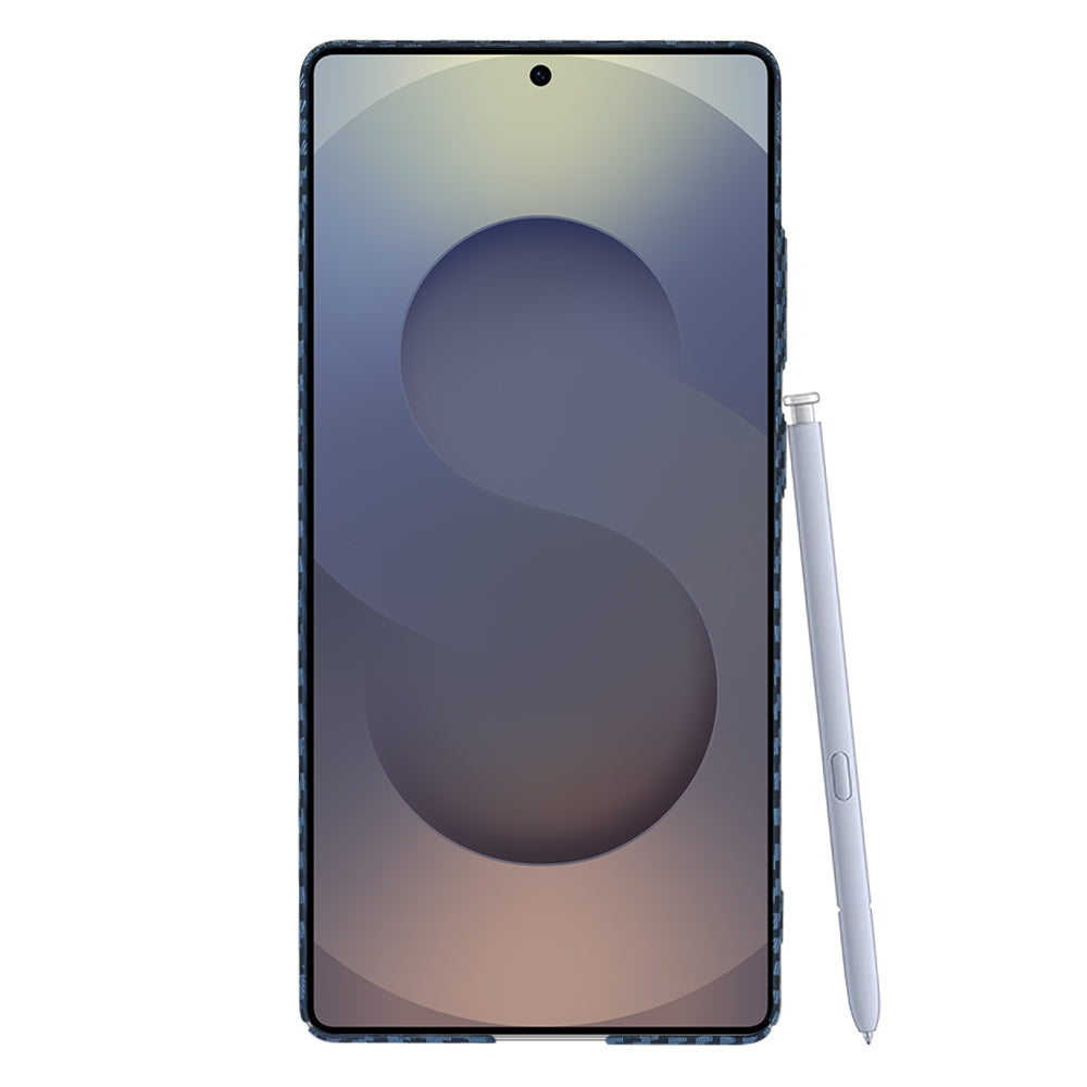 Tok Samsung Galaxy S25 Ultra S938-hoz, Techsuit, Carbonite FiberShell, Türkiz