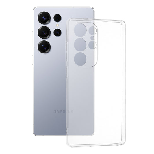 Tok Samsung Galaxy S25 Ultra S938-hoz, Techsuit, Átlátszó, Tiszta