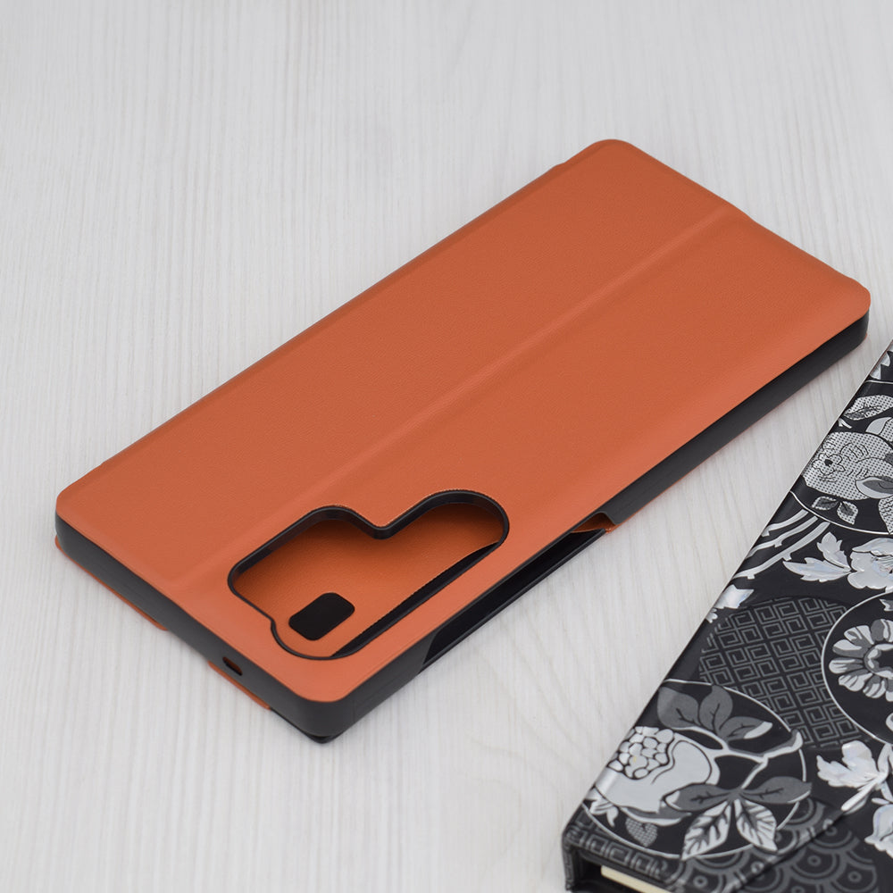Tok Samsung Galaxy S25 Ultra S938-hoz, Techsuit, eFold, Narancssárga