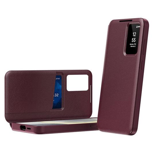 Tok Samsung Galaxy S25 Ultra S938-hoz, Techsuit, SmartView, Piros