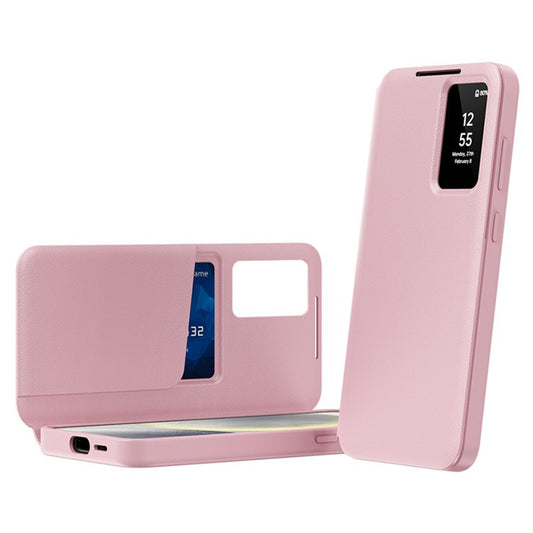 Samsung Galaxy S25 Ultra S938 tok, Techsuit, SmartView, rózsaszín