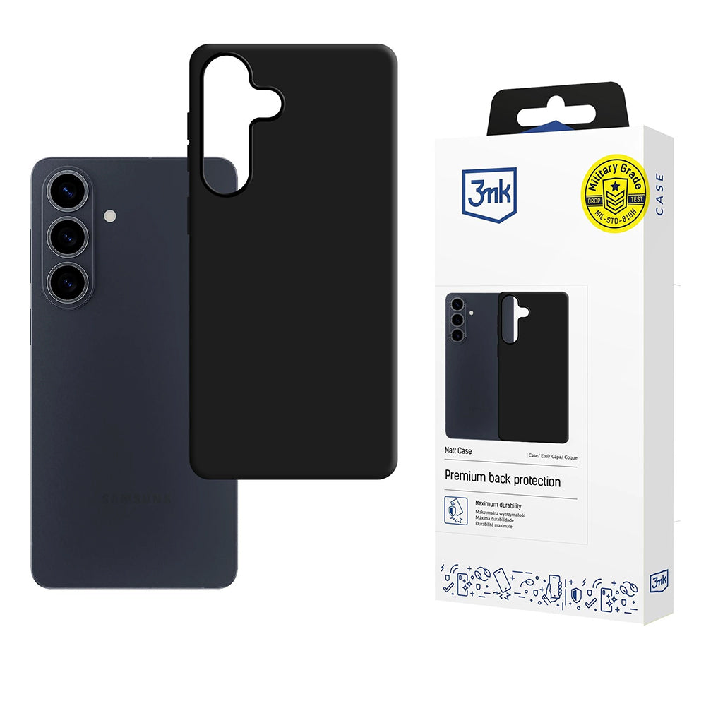 Tok Samsung Galaxy S26 S942-hez, 3MK, Matt Fekete