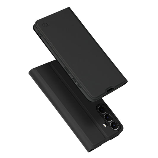 Tok Samsung Galaxy S26 FE / S25 FE-hez, Techsuit, Magskin Book, Fekete