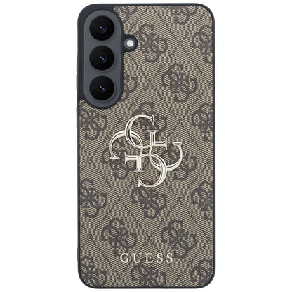 Tok Samsung Galaxy S26 FE S741-hez, Guess, 4G Fém Logó, Barna