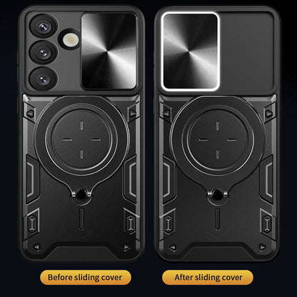 Tok Samsung Galaxy S26 FE S741 / S25 FE készülékhez, Techsuit, CamGuard Pro, lila