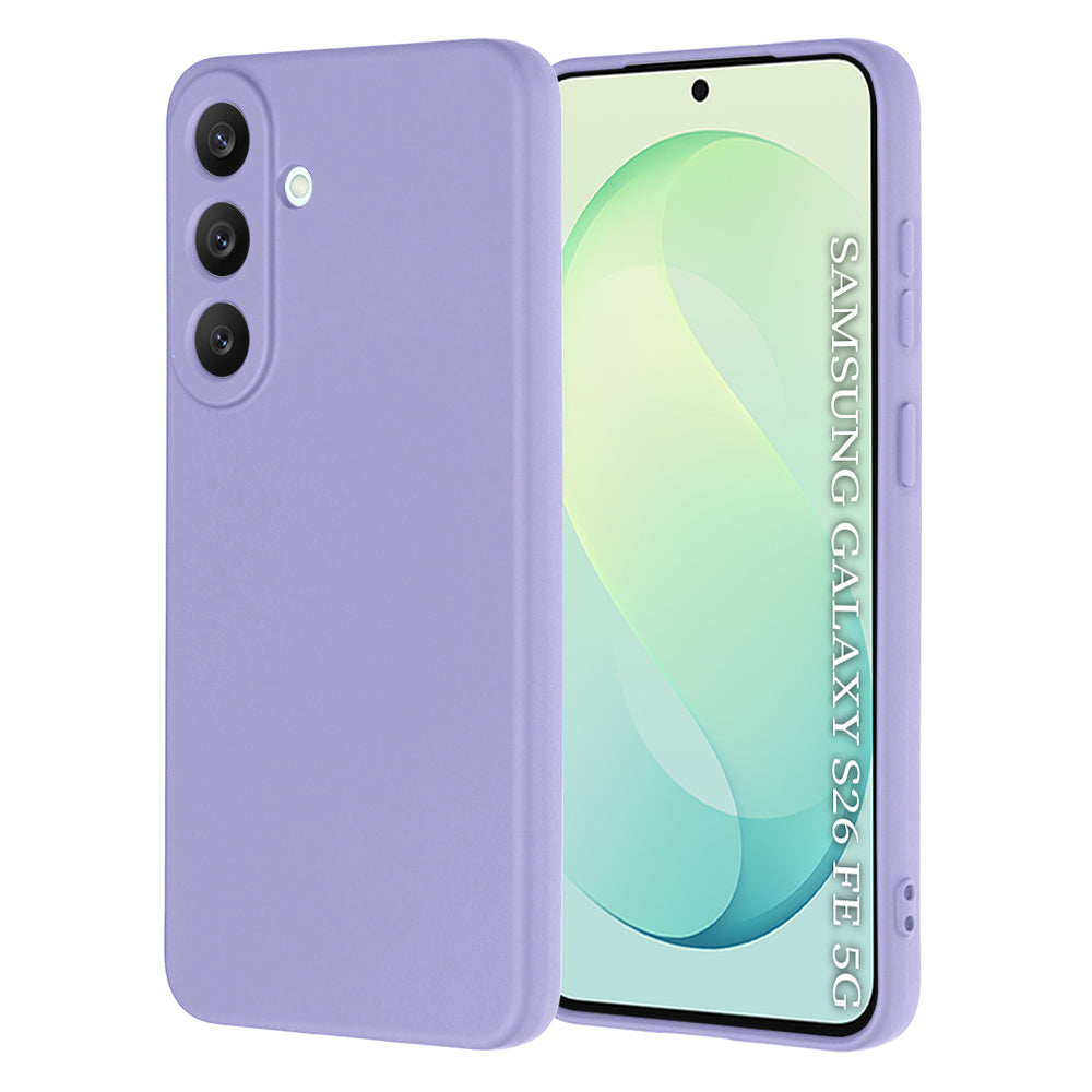 Tok a Samsung Galaxy S26 FE S741 / S25 FE készülékhez, Techsuit, SoftFlex, világoslila