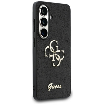 Tok Samsung Galaxy S26 S942-hez, Guess, Fixed Glitter Big 4G Metal Frame, Fekete