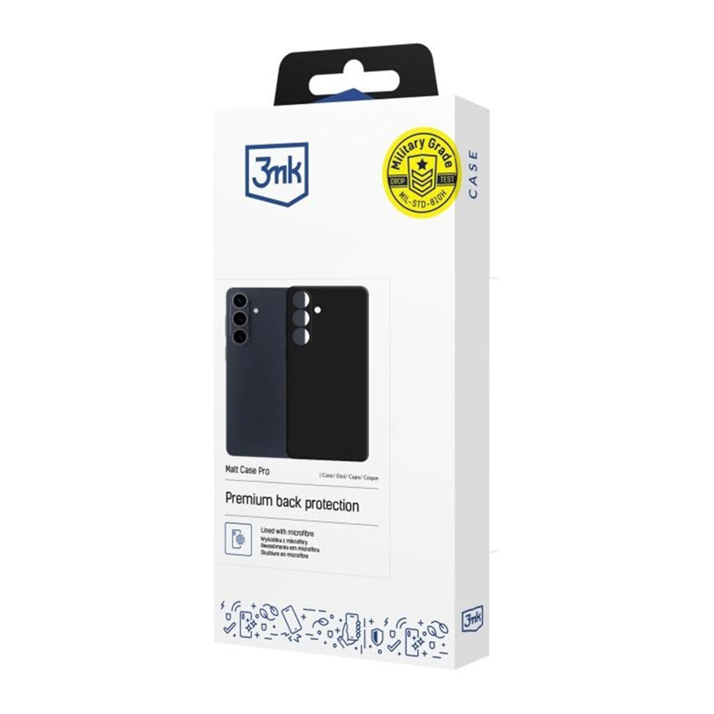 Tok Samsung Galaxy S26 Plus S947-hez, 3MK, Pro, Matt Fekete