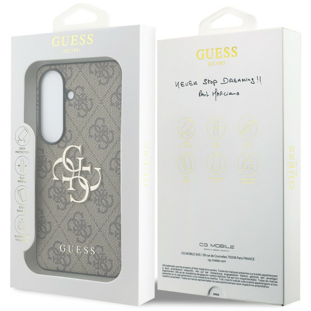 Tok Samsung Galaxy S26 Plus S947-hez, Guess, 4G Big Logo, Barna