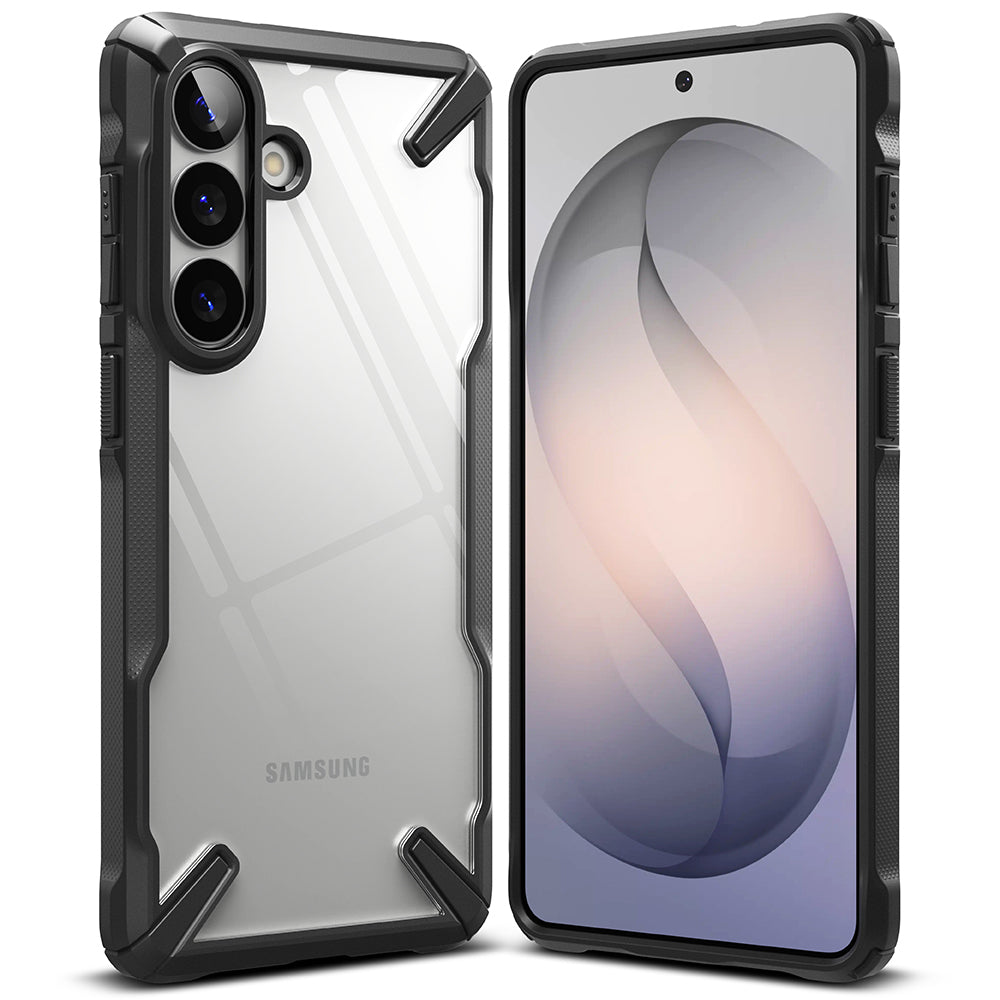 Tok Samsung Galaxy S26 Plus-hoz, Ringke, Fusion X, Fekete