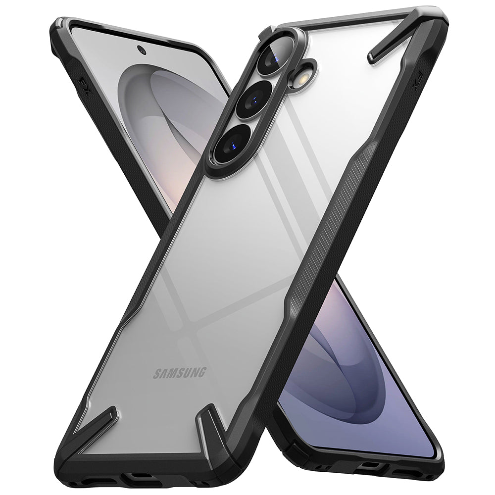 Tok Samsung Galaxy S26 Plus-hoz, Ringke, Fusion X, Fekete