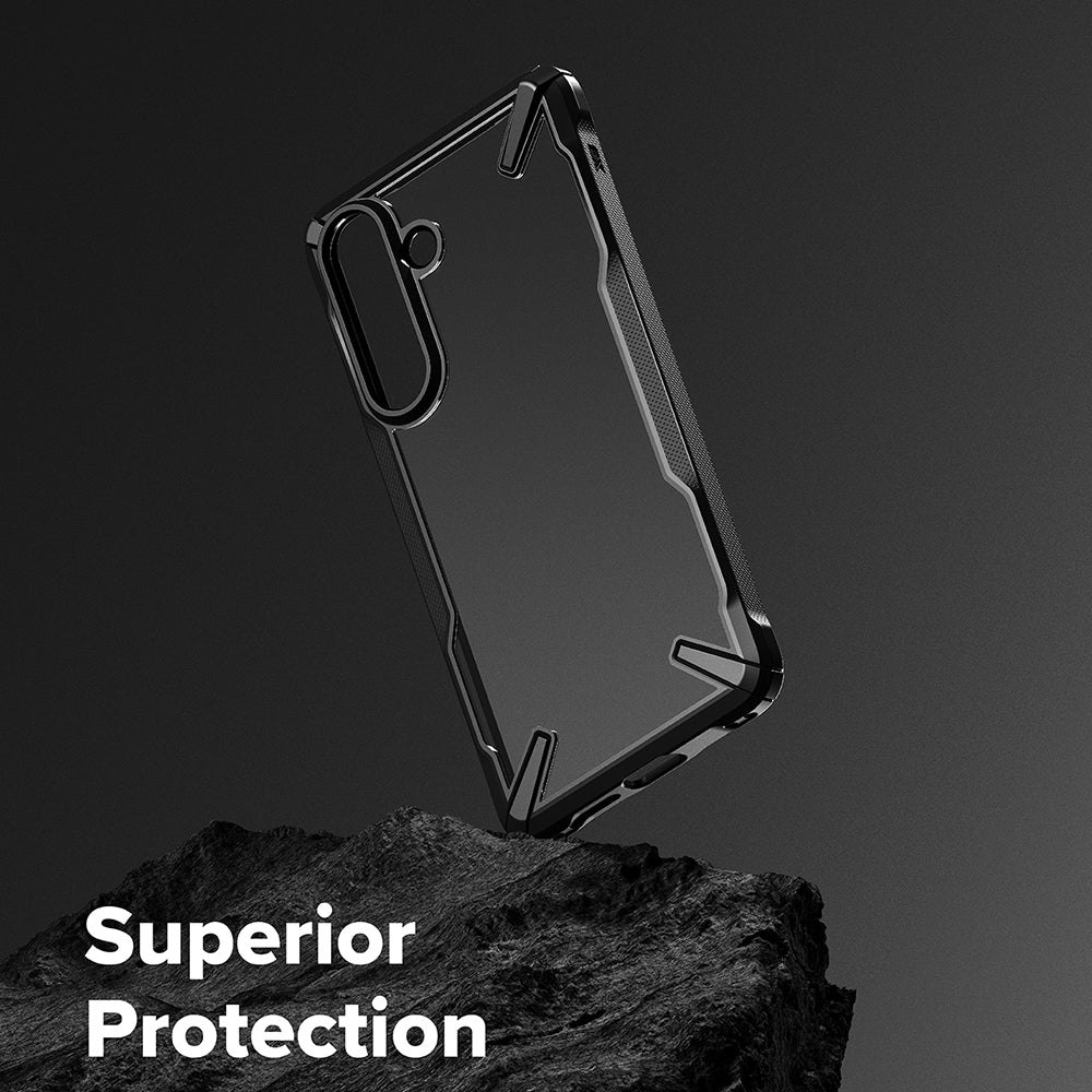 Tok Samsung Galaxy S26 Plus-hoz, Ringke, Fusion X, Fekete