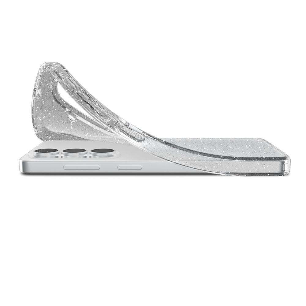 Tok Samsung Galaxy S26 Plus S947-hez, Spigen, Liquid Crystal Glitter, Átlátszó ACS10703