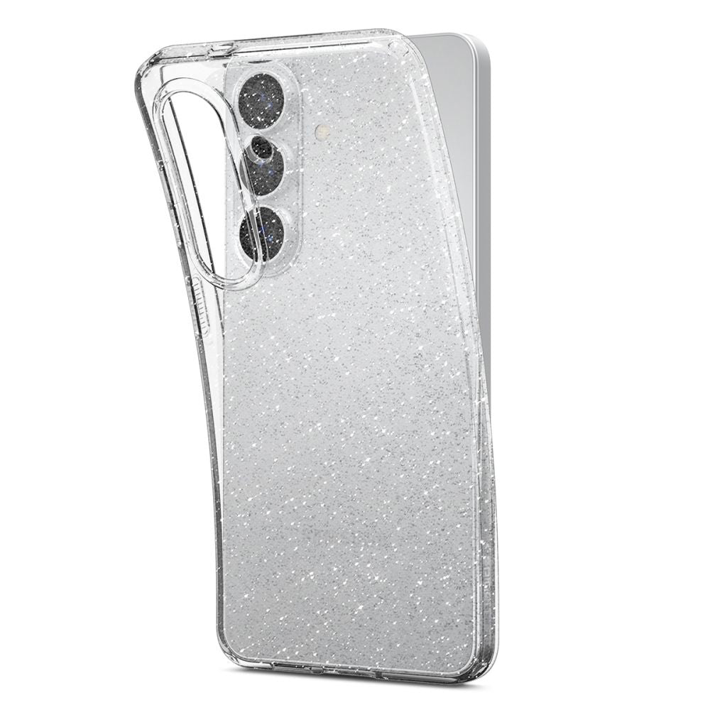 Tok Samsung Galaxy S26 Plus S947-hez, Spigen, Liquid Crystal Glitter, Átlátszó ACS10703