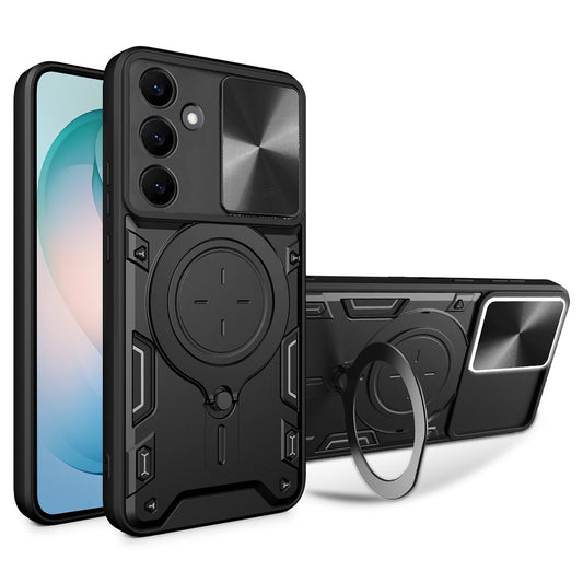 Tok Samsung Galaxy S26 Plus-hoz, Techsuit, CamGuard Pro, Fekete