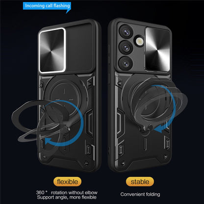 Tok Samsung Galaxy S26 Plus-hoz, Techsuit, CamGuard Pro, Piros