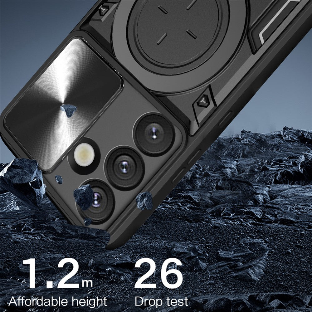 Tok Samsung Galaxy S26 Plus-hoz, Techsuit, CamGuard Pro, Piros