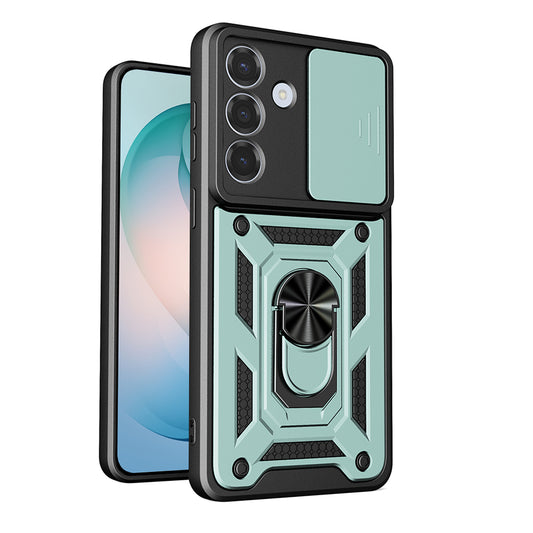 Case for Samsung Galaxy S26 Plus, Techsuit, CamShield, Green