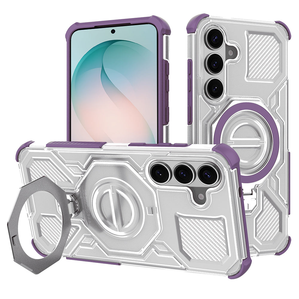 Tok Samsung Galaxy S26 Plus S947-hez, Techsuit, Carbon Shield Pro, Lila