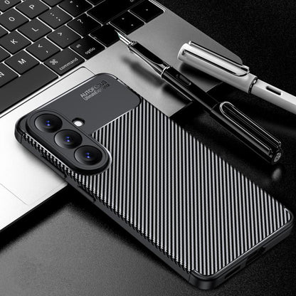 Tok Samsung Galaxy S26 Plus S947-hez, Techsuit, CarbonFiber, Fekete