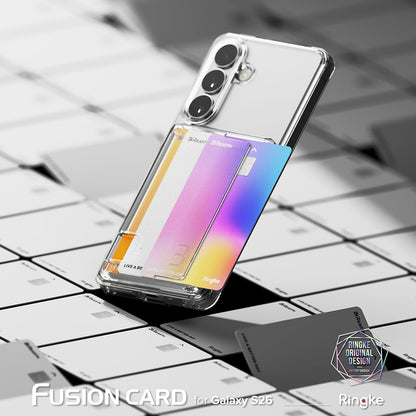 Tok Samsung Galaxy S26-hoz, Ringke, Fusion Card, Átlátszó