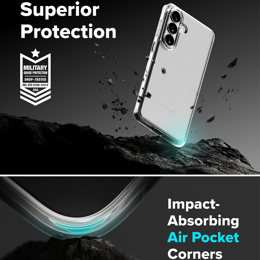 Tok Samsung Galaxy S26-hoz, Ringke, Fusion, Matt átlátszó