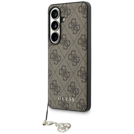 Tok Samsung Galaxy S26 S942-hez, Guess, 4G Classic Logo Charm, Barna