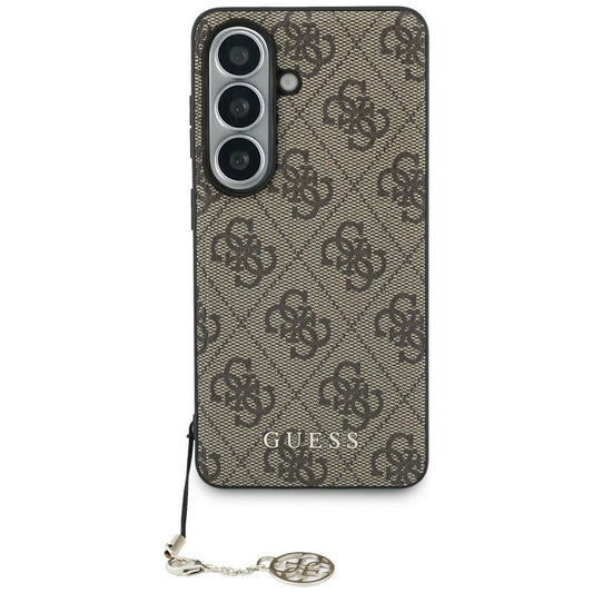Tok Samsung Galaxy S26 S942-hez, Guess, 4G Classic Logo Charm, Barna
