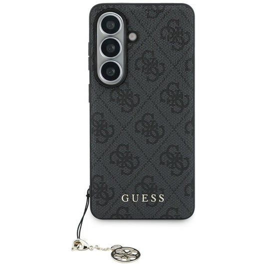 Tok Samsung Galaxy S26 S942-hez, Guess, 4G Classic Logo Charm, Fekete