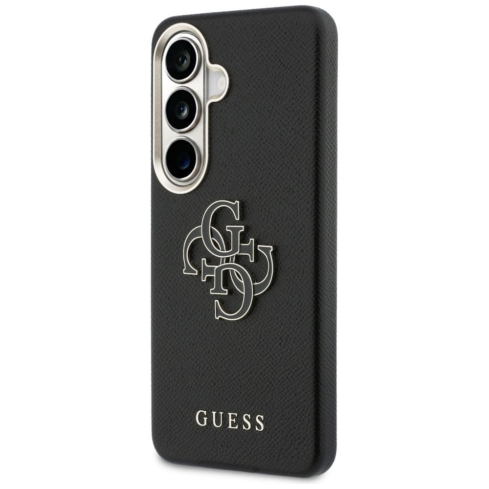 Tok Samsung Galaxy S26 S942-hez, Guess, 4G Grained Big and Classic Logo, Fekete