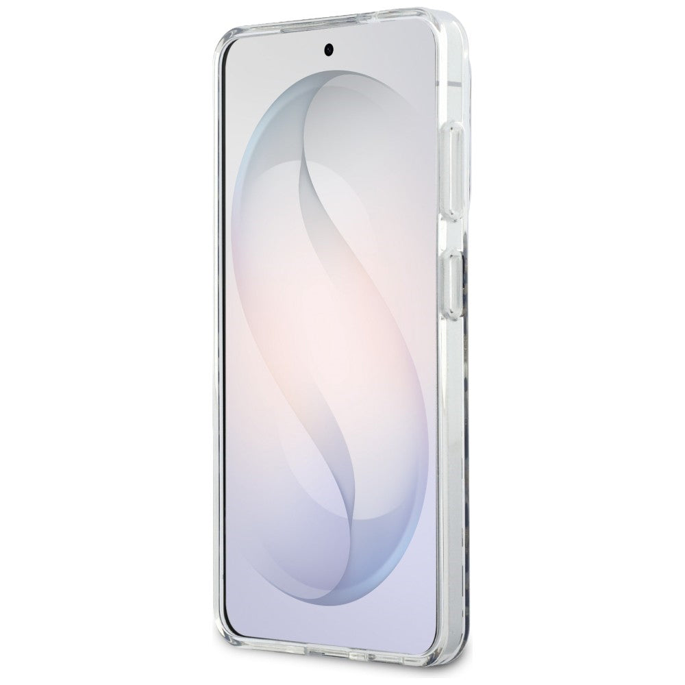 MagSafe Case for Samsung Galaxy S26 S942, Guess, IML Leopard Pattern, Black