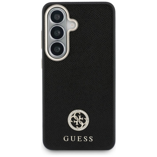 Case for Samsung Galaxy S26 S942, Guess, Rhinestone Round Logo, Black