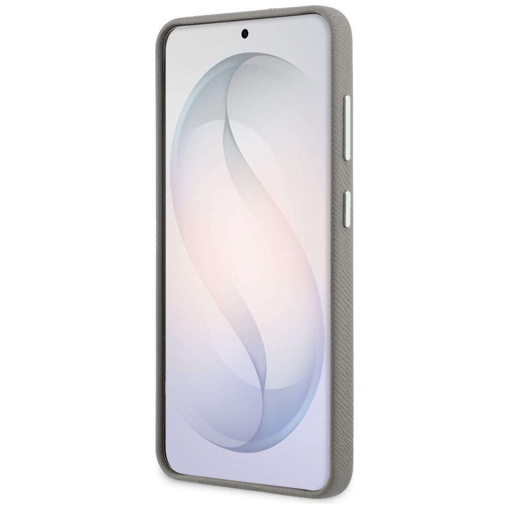 Tok Samsung Galaxy S26 S942-hez, Karl Lagerfeld, Saffiano Karl & Choupette's Head Pin, Szürke