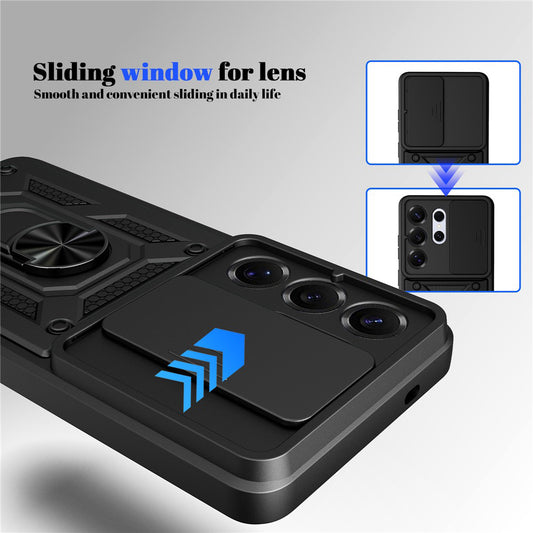 Tok Samsung Galaxy S26-hoz, Techsuit, CamShield, Zöld