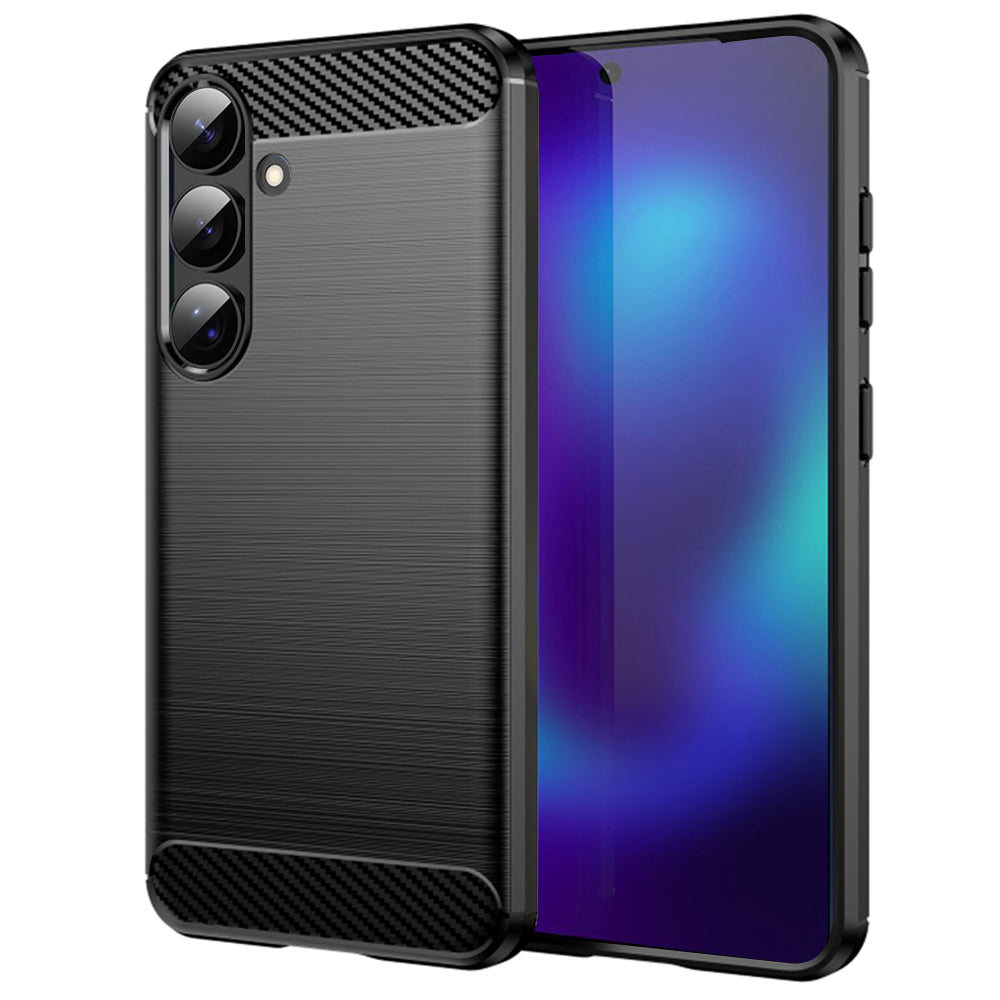 Tok Samsung Galaxy S26-hoz, Techsuit, Szén, Fekete