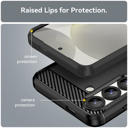 Tok Samsung Galaxy S26-hoz, Techsuit, Szén, Fekete