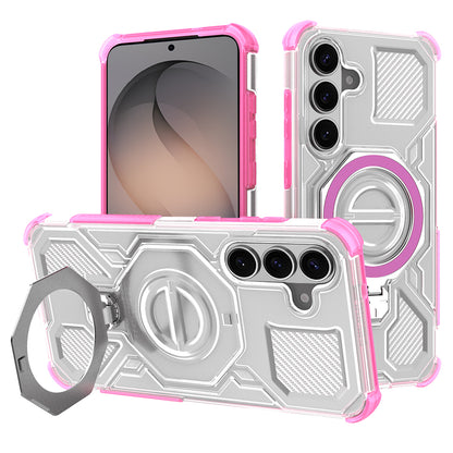 Tok Samsung Galaxy S26 S942-hez, Techsuit, Carbon Shield Pro, Rózsaszín