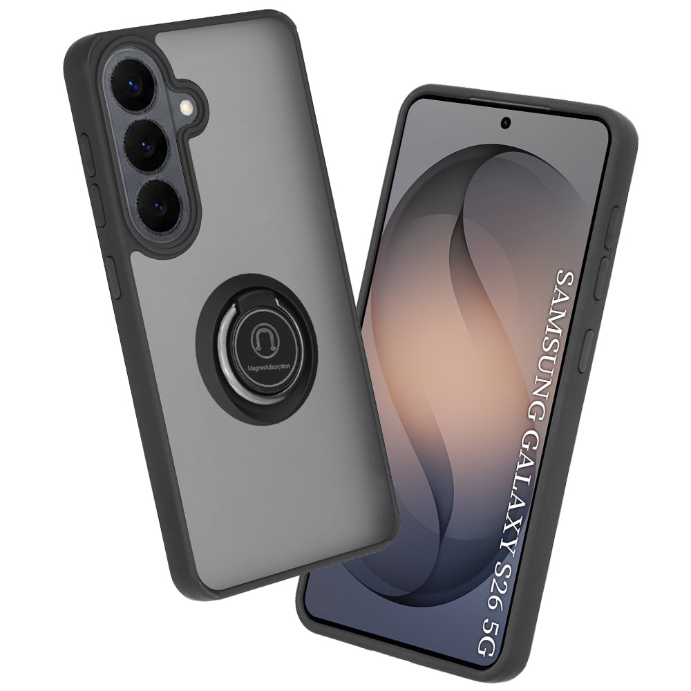 Tok Samsung Galaxy S26-hoz, Techsuit, Glinth, Fekete