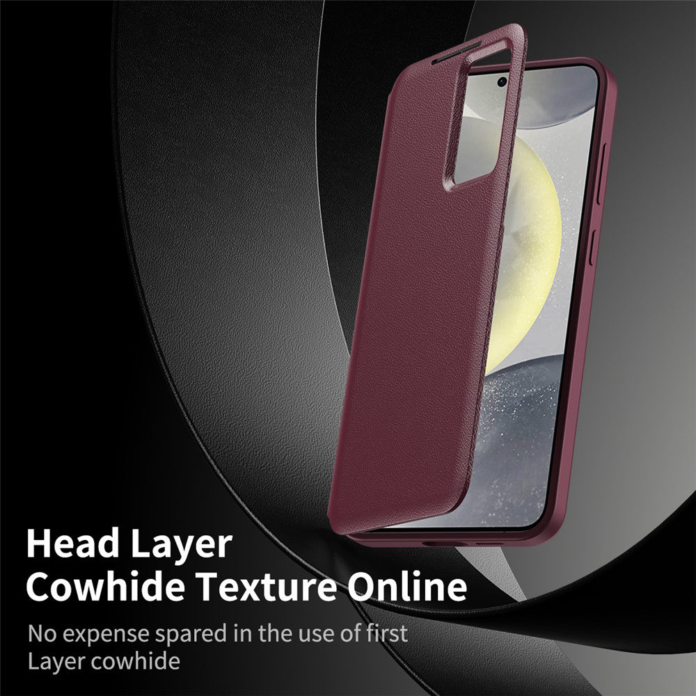 Tok Samsung Galaxy S26-hoz, Techsuit, SmartView, Piros