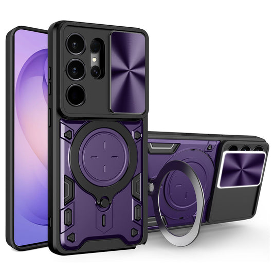 Tok Samsung Galaxy S26 Ultra-hoz, Techsuit, CamGuard Pro, Lila