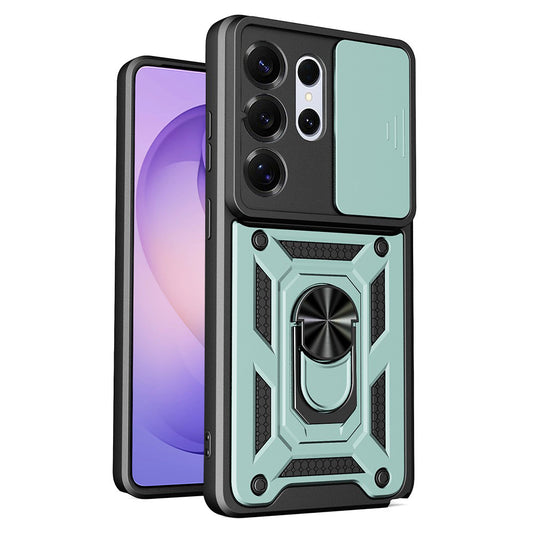 Tok Samsung Galaxy S26 Ultra-hoz, Techsuit, CamShield, Zöld