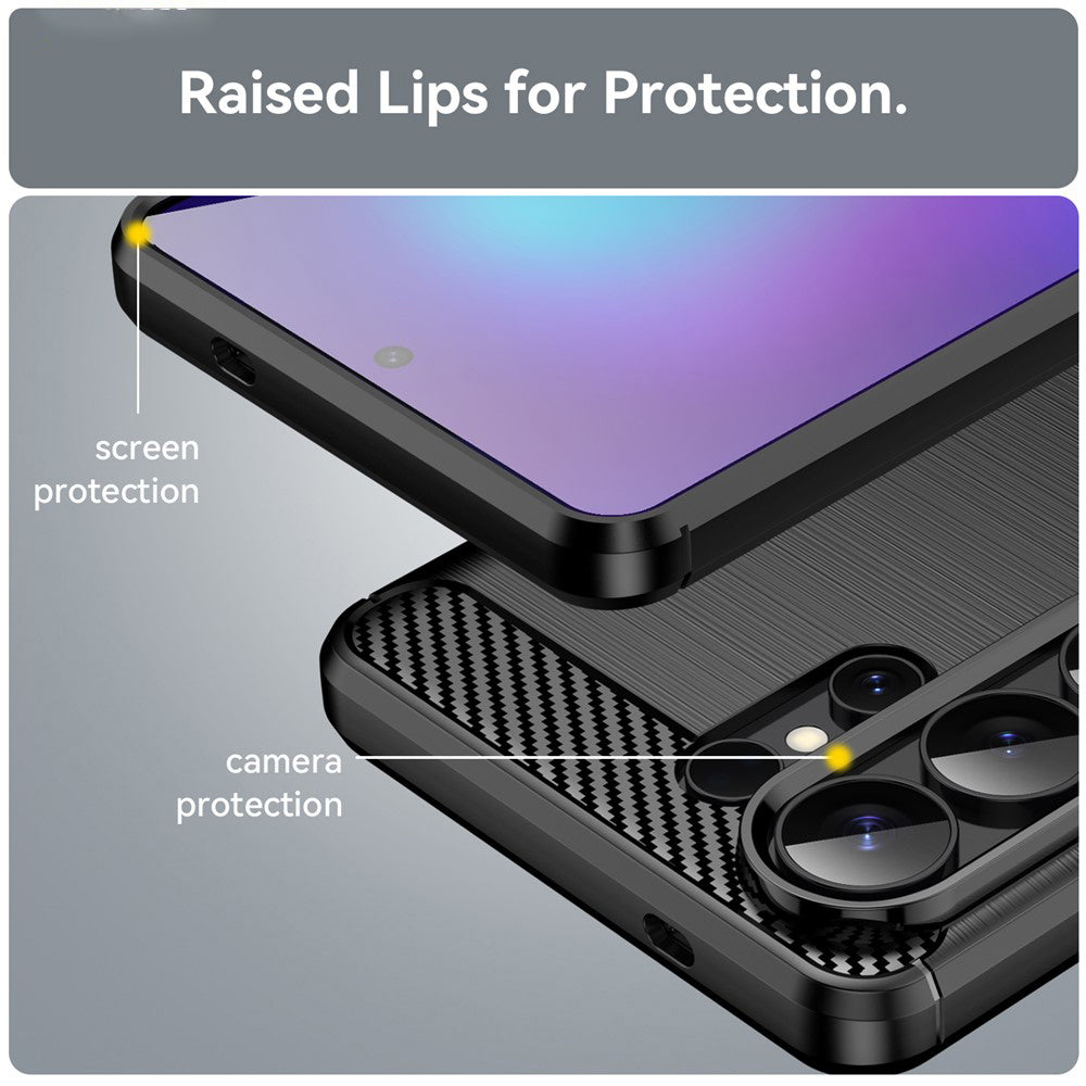 Tok Samsung Galaxy S26 Ultra-hoz, Techsuit, Szén, Fekete