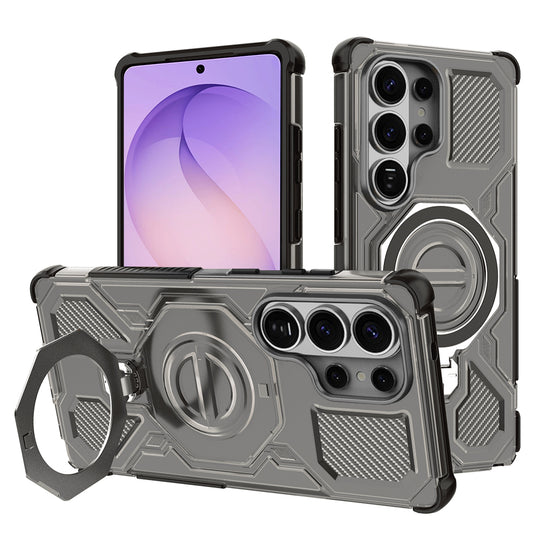 Tok Samsung Galaxy S26 Ultra készülékhez, Techsuit, Carbon Shield Pro, Füstszínű