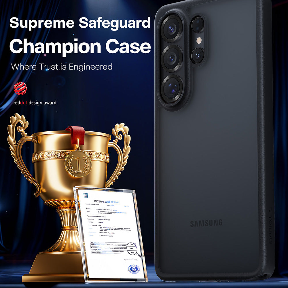 Tok a Samsung Galaxy S26 Ultra S948-hoz, Torras, Guardian, Fekete