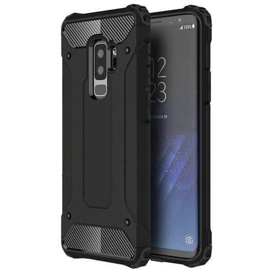 Tok Samsung Galaxy S9+ G965-hez, Techsuit, Hybrid Armor, Fekete