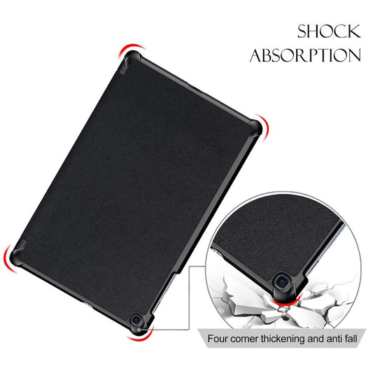 Tok Samsung Galaxy Tab A 10.1 (2019) készülékhez, Techsuit, FoldPro, Fekete