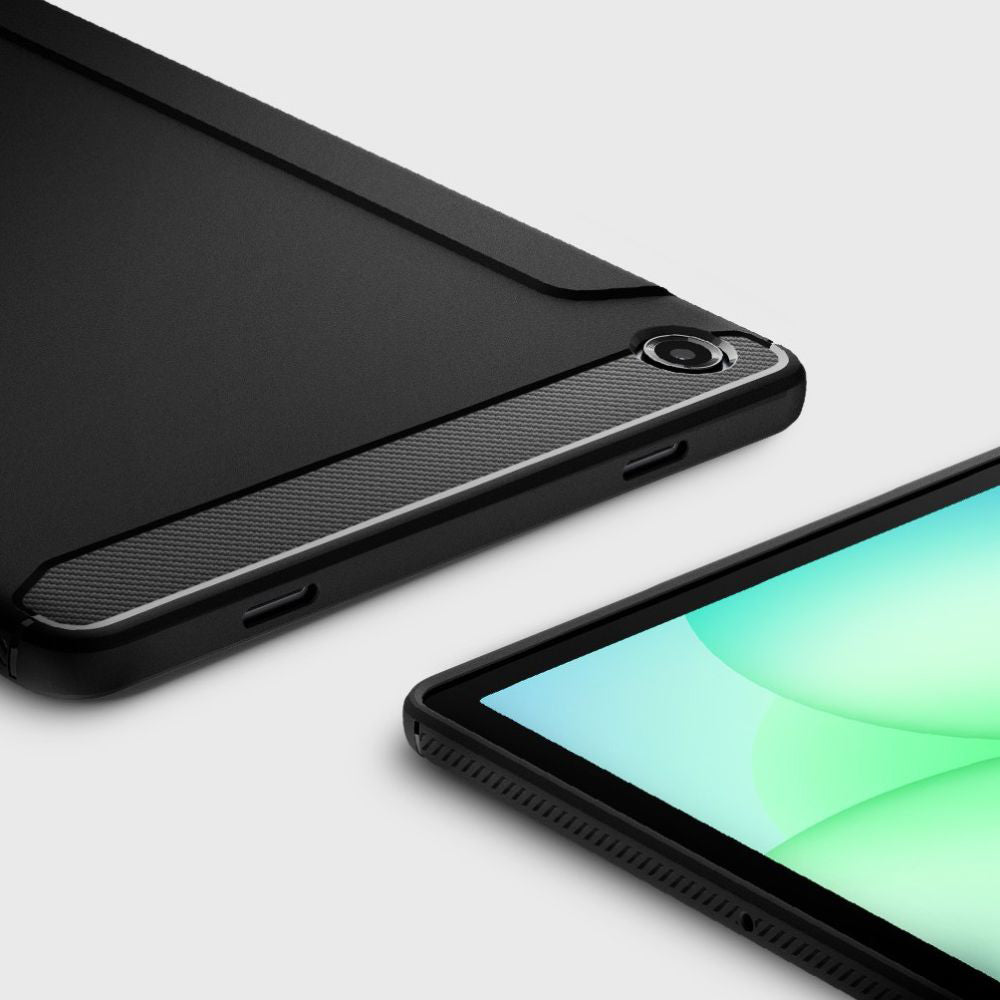 Tok Samsung Galaxy Tab A11+ készülékhez, Spigen, Rugged Armor, Matt Fekete